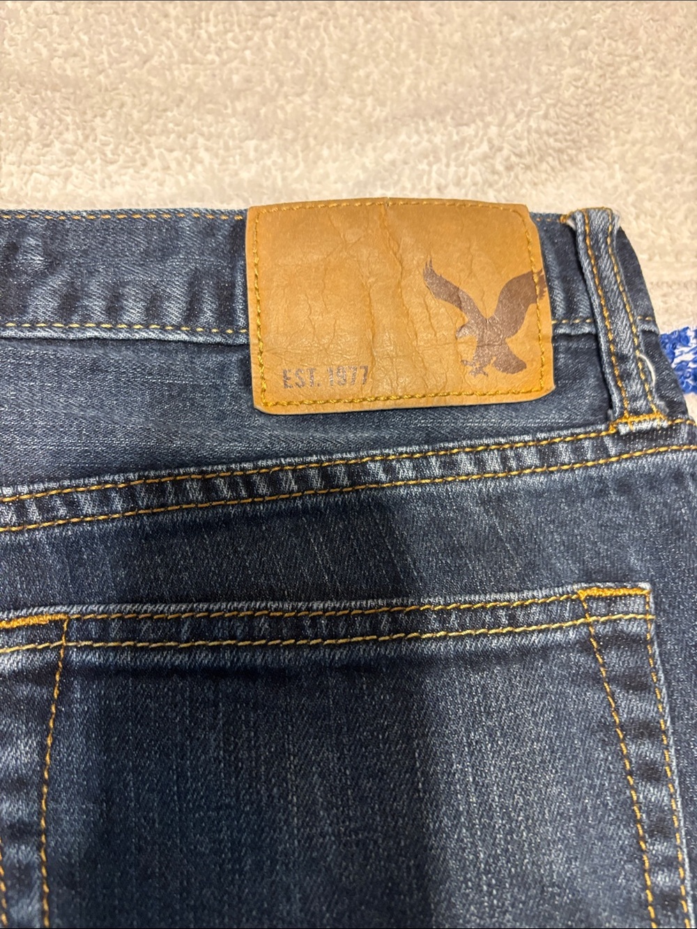 American Eagle Outfitters Men’s Jeans - Dark and Light Blue Washes - Picture 6 of 16